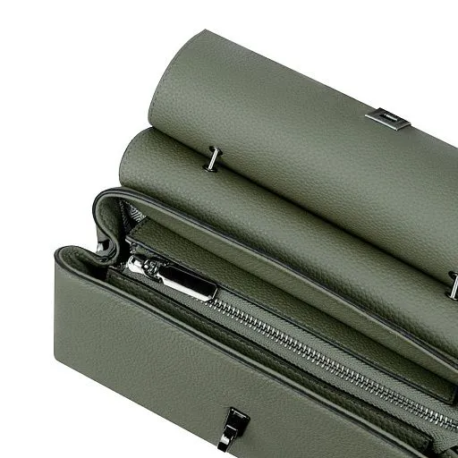 Сумка женская GH-8696 оливка натуральная кожа