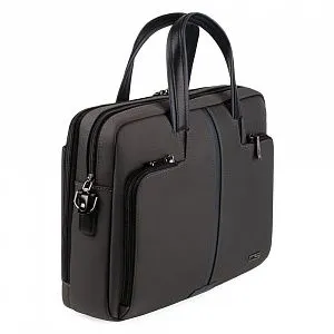Портфель HT-5604-1F-4 серый текстиль