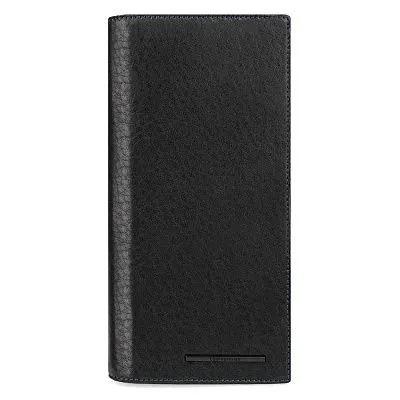 Купюрница MO-7915 черн/синяя натуральная кожа Loui Vearner