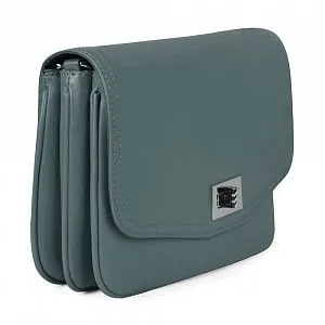 Сумка жен GH-9803 сер/синий нат.кожа Claus Schulz