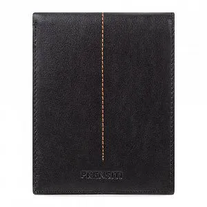 Кошелек PR-112-206 черн/оранж нат.кожа Prensiti