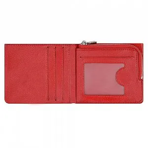 Кошелек жен MO-437-0148A-2 красн. нат.кожа Sezfert