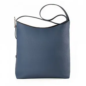 Сумка женская GH-7193 синяя натуральная кожа