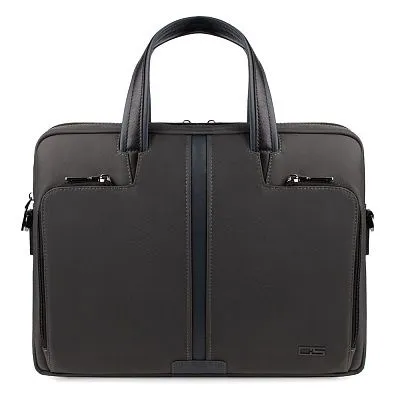 Портфель HT-5604-1F-4 серый текстиль